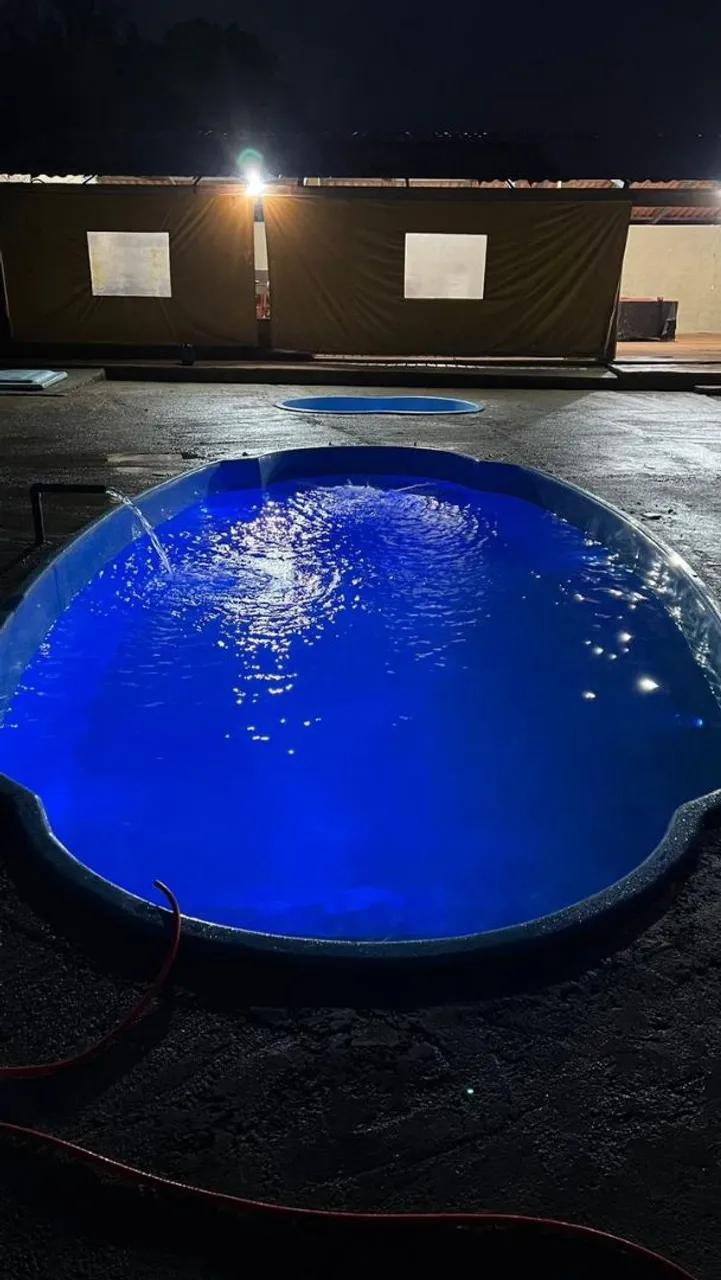 * Piscina Crystal 6 * Completa +Led+ Cascata