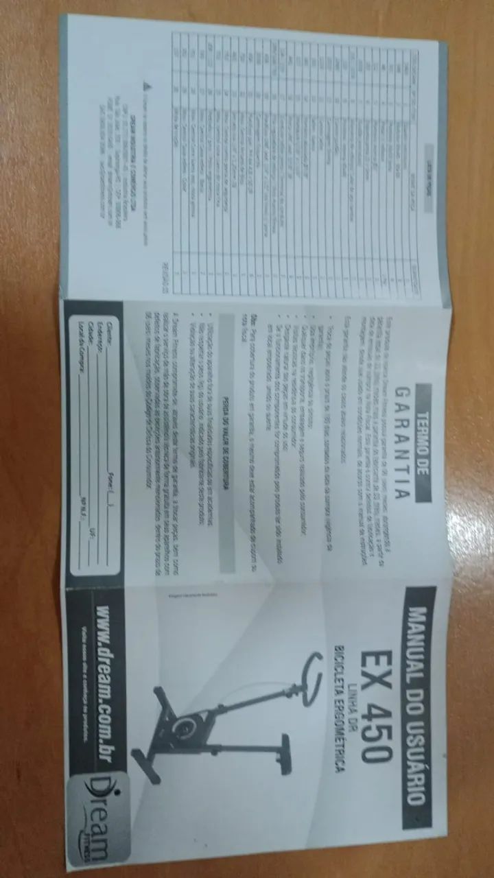 Bicicleta Ergométrica Dream Fitness EX-450 - Jabaquara retira