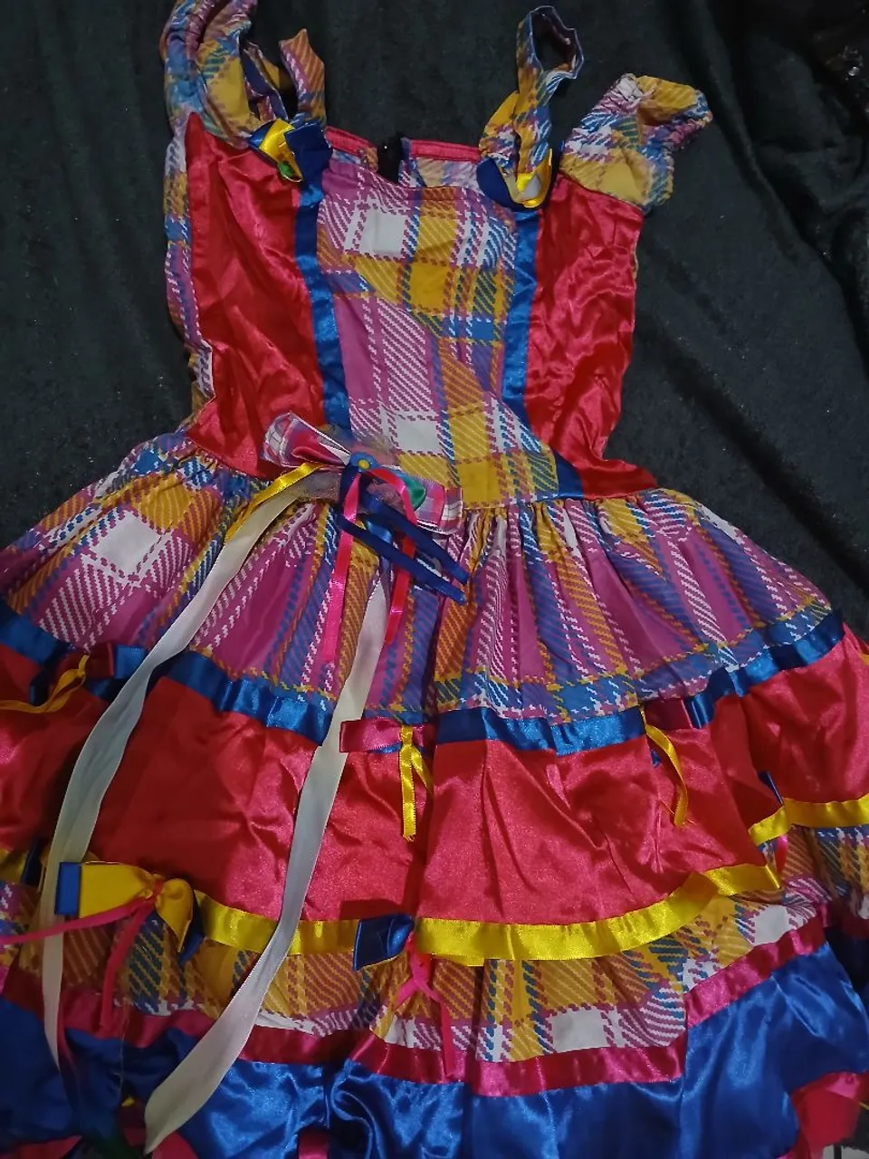 Vestido Junino Colorido