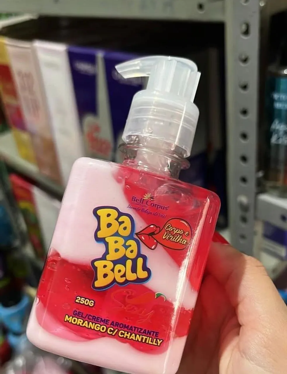 Gel aromatizador beijavel
