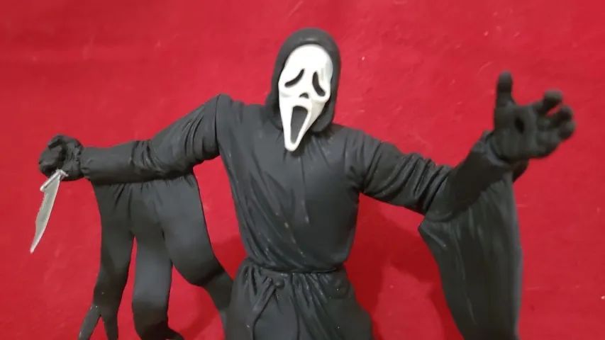 Action figure Panico Ghost Face Scream Movie Maniacs Filme
