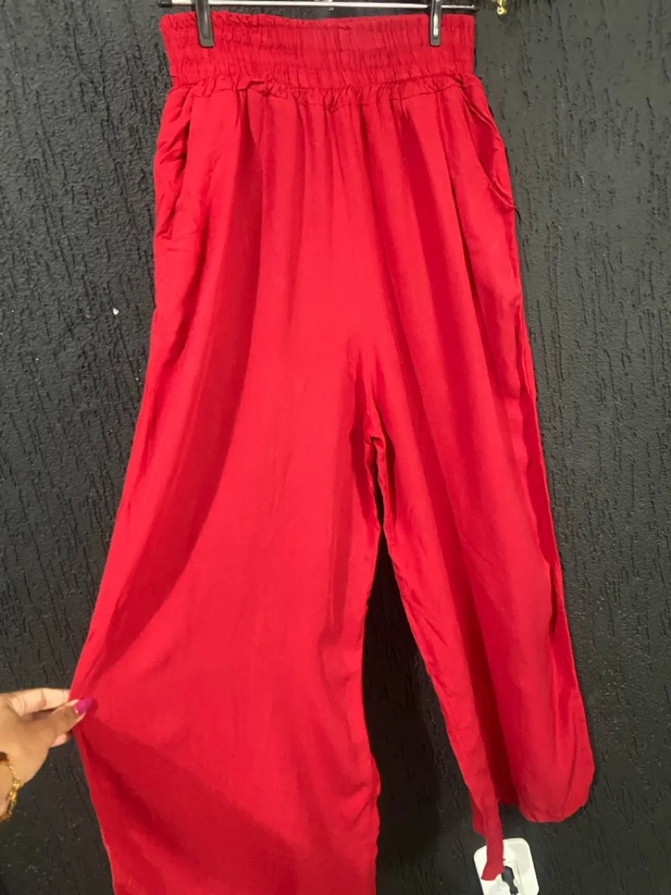 Calça Pantalona Vermelha