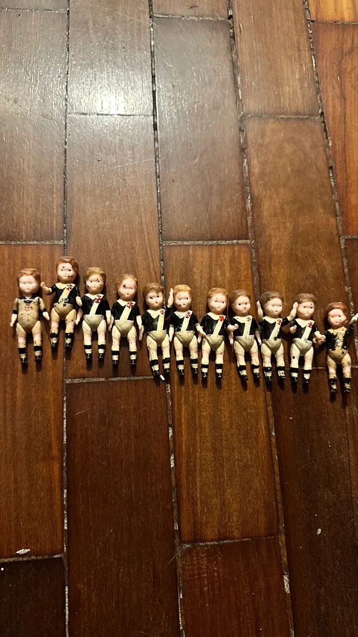 Antigo bonecos baquelite jogador Vasco da Gama 