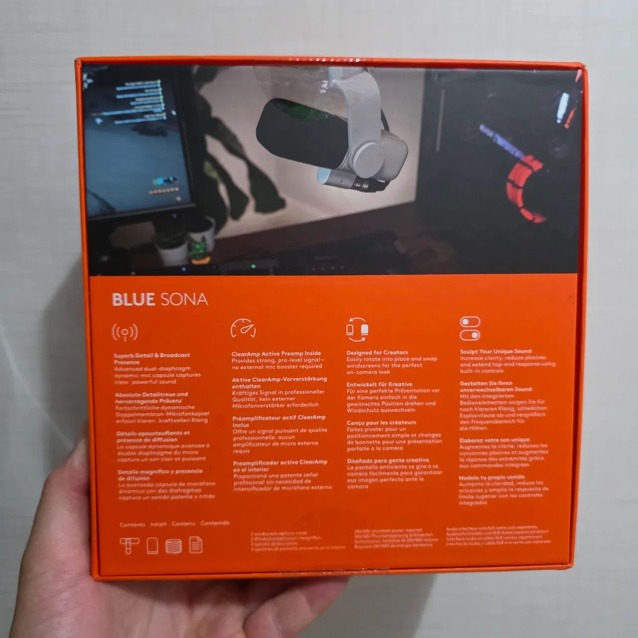 Microfone Logitech Blue Sona Active Dynamic XIr Broadcast Branco (Envio Olx Pay) - Foto 2