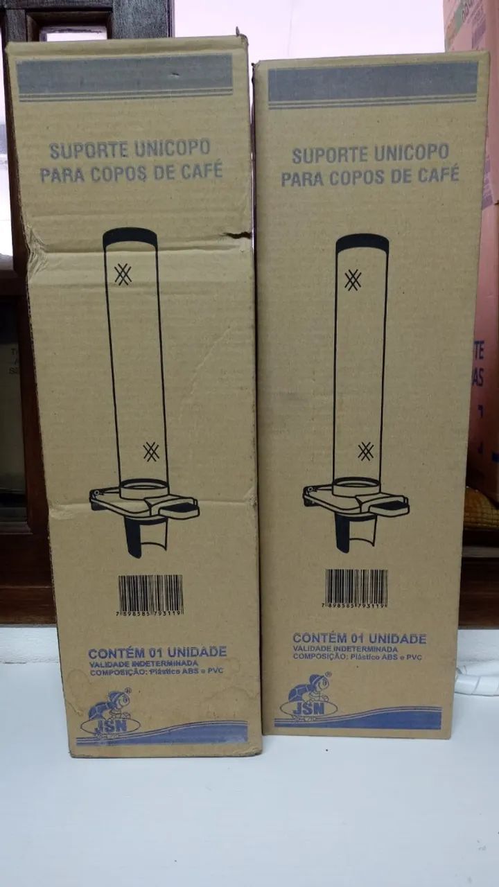 KIT C/ 2 DISPENSER UNICOPO JSN PARA COPOS DE CAFÉ 50ML - NOVO