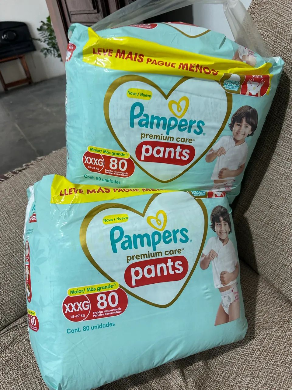 Fralda Pampers Premium Care - 80 unidades 