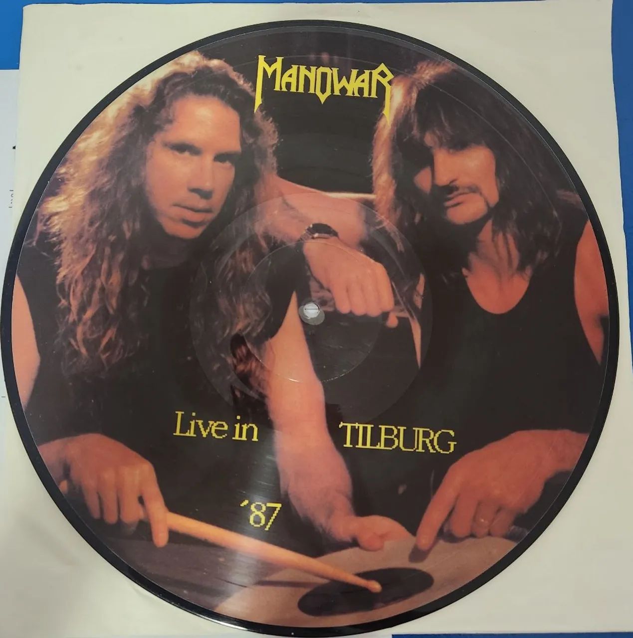 Manowar LP Live Tilburg ULTRA Raro