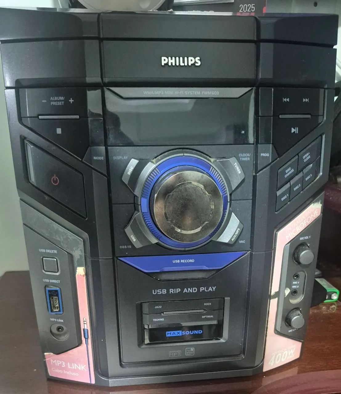 Mini sistema Philips 400w