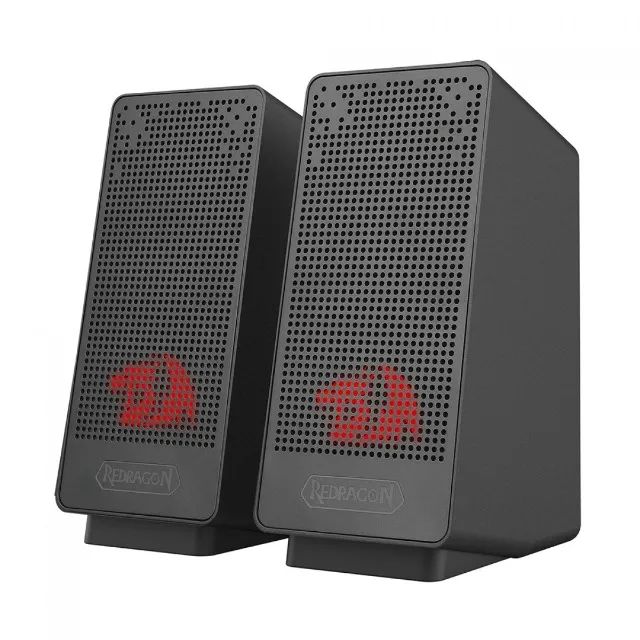 Caixa de Som Gamer Redragon Ranch, Stereo, AUX, USB, Preto, GS513 - Foto 3