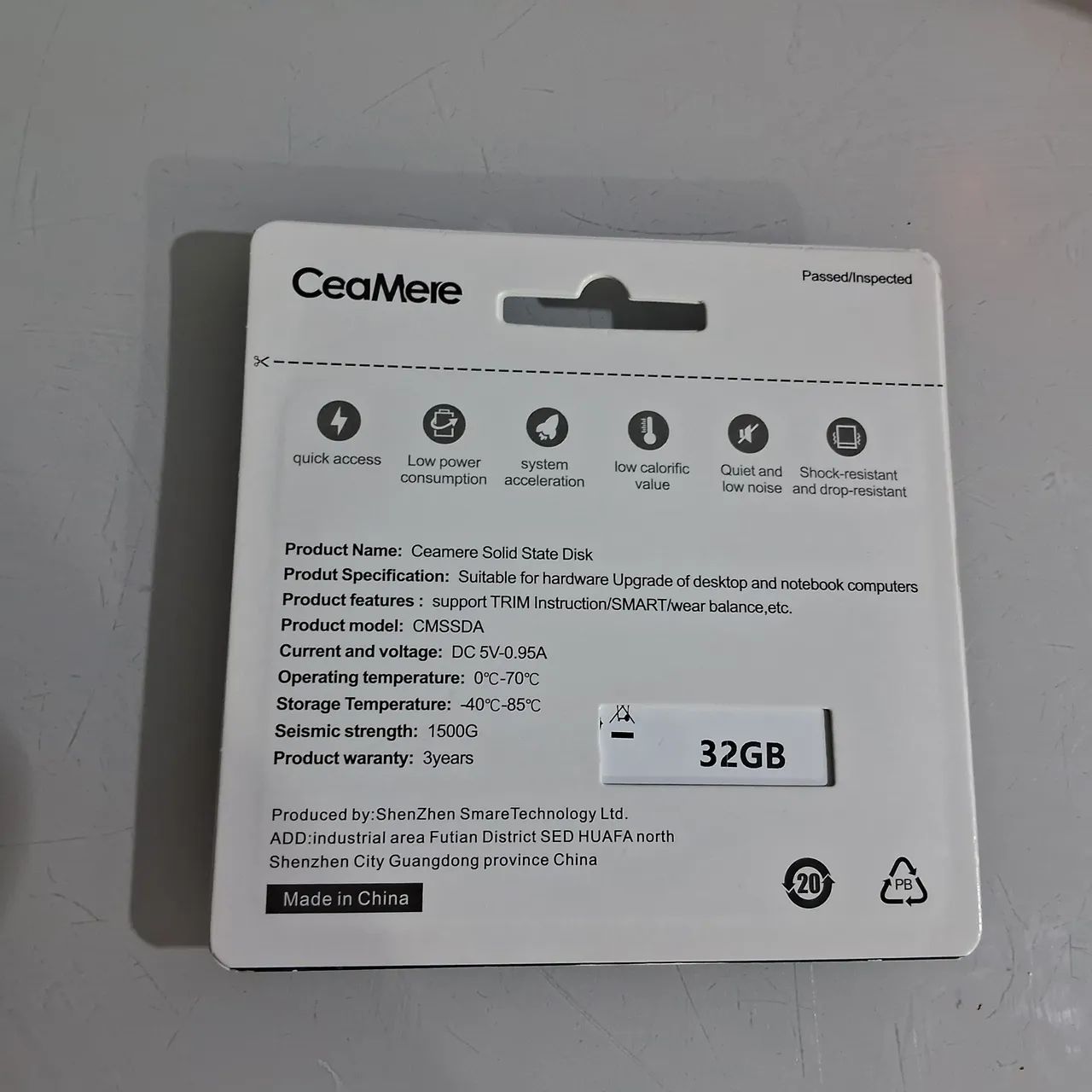 SSD Sata 32gb - Foto 2