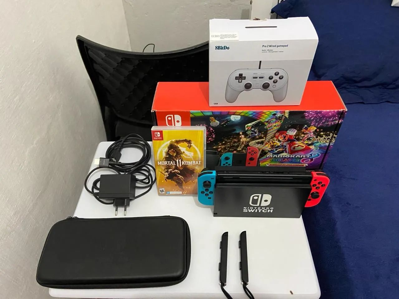 Nintendo Switch + Acessórios + Conta com jogos - Foto 2