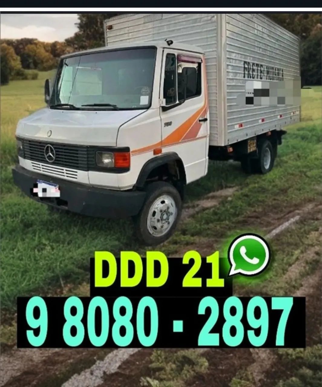 Frete, Mudanças - Caminhão Baú 