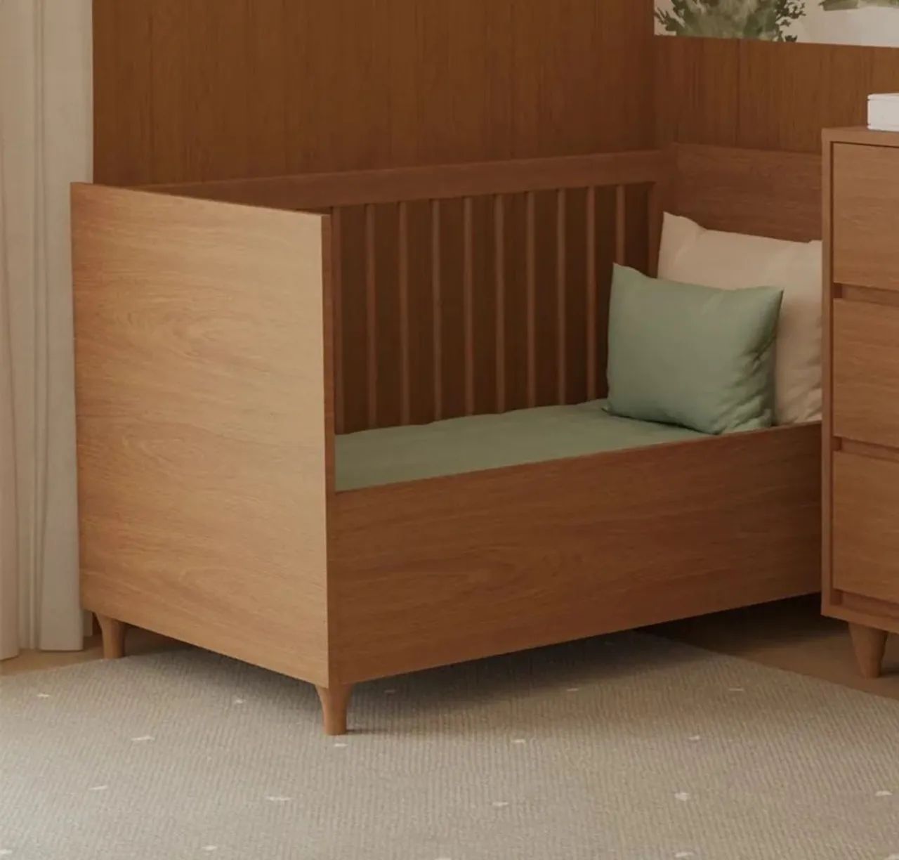 Berço Haus Nature 3 em 1 - Freijó