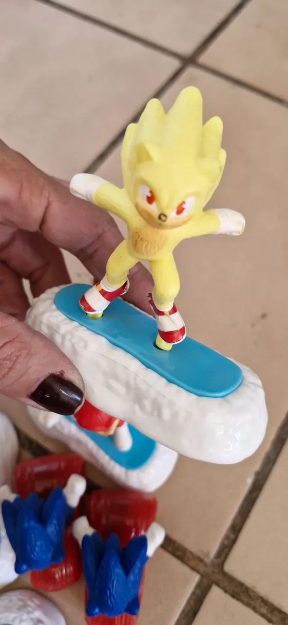 Sonic Personagens brinde mc donalds burger king valor unitario - Foto 3