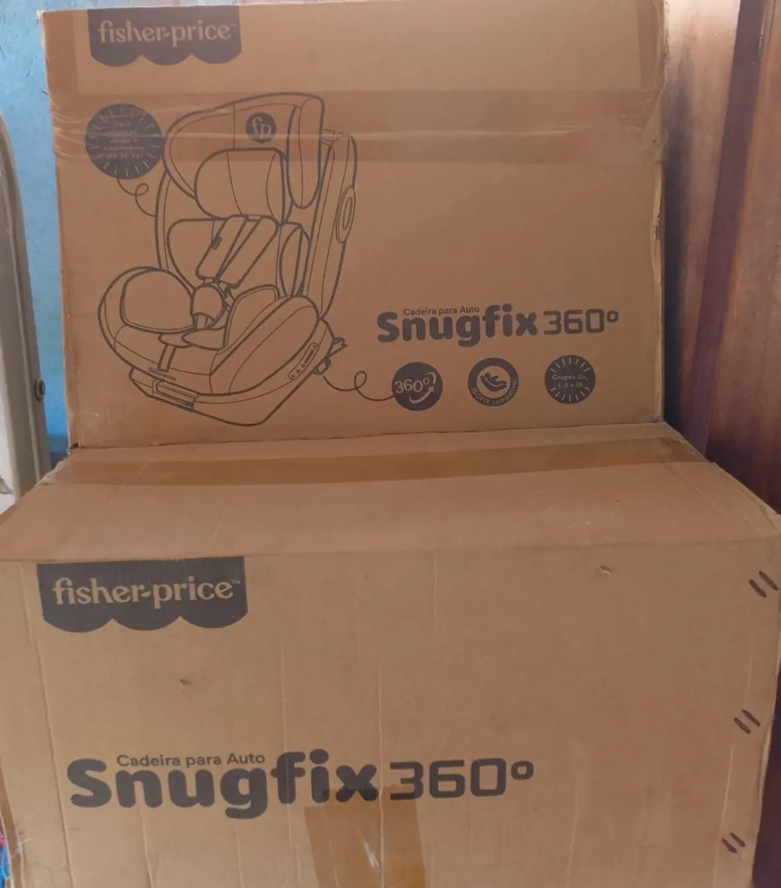 Cadeira Auto Fisher-Price Snugfix 360°