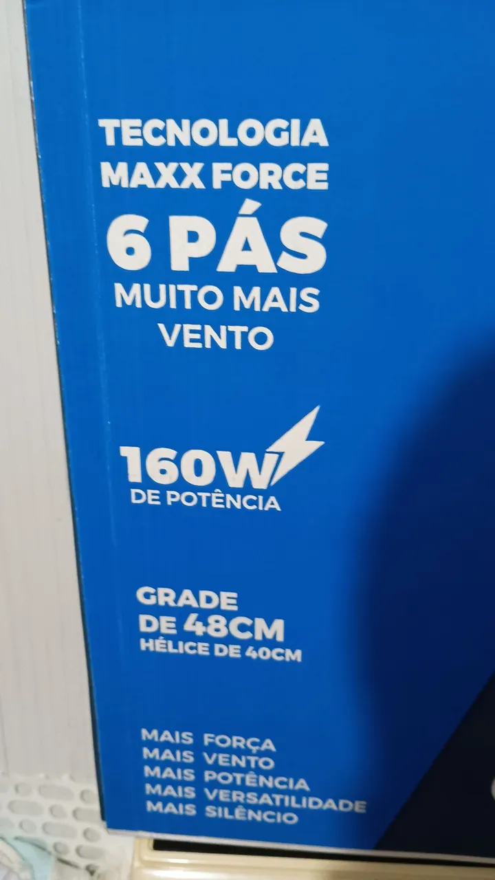 Ventilador Britânia 6 Pás 160W 48cm