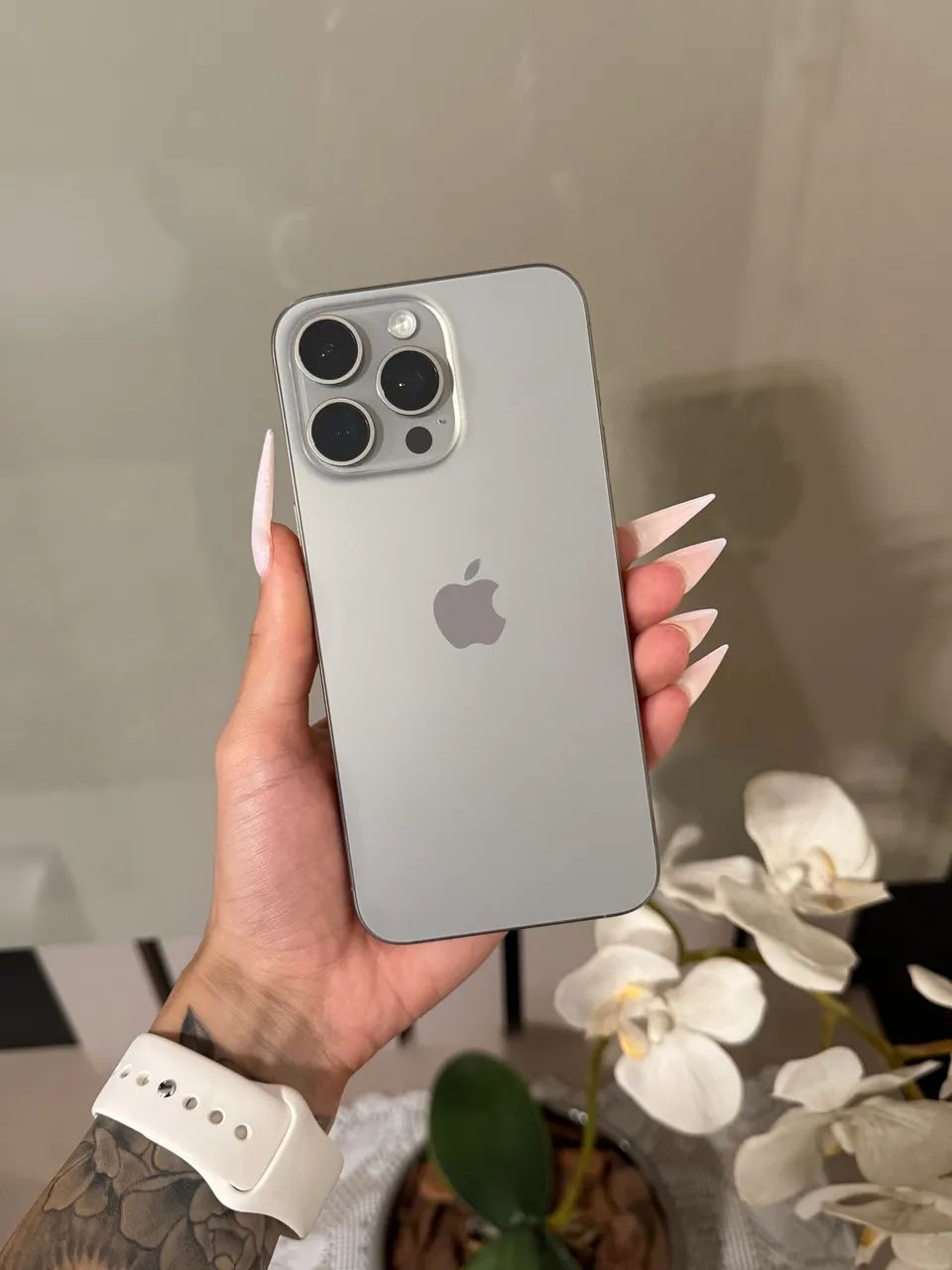 iPhone 15 Pro Max Titânio Natural  - Foto 3