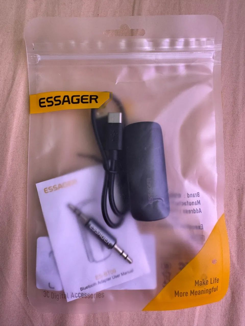 Adaptador Bluetooth 5.3 ESSAGER - Sem Fio para seu Som! - Foto 2