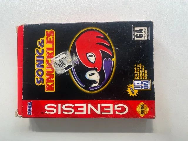JOGO SONIC E KNUCKLES NA CAIXA SEMINOVO - MEGA DRIVE - Foto 4