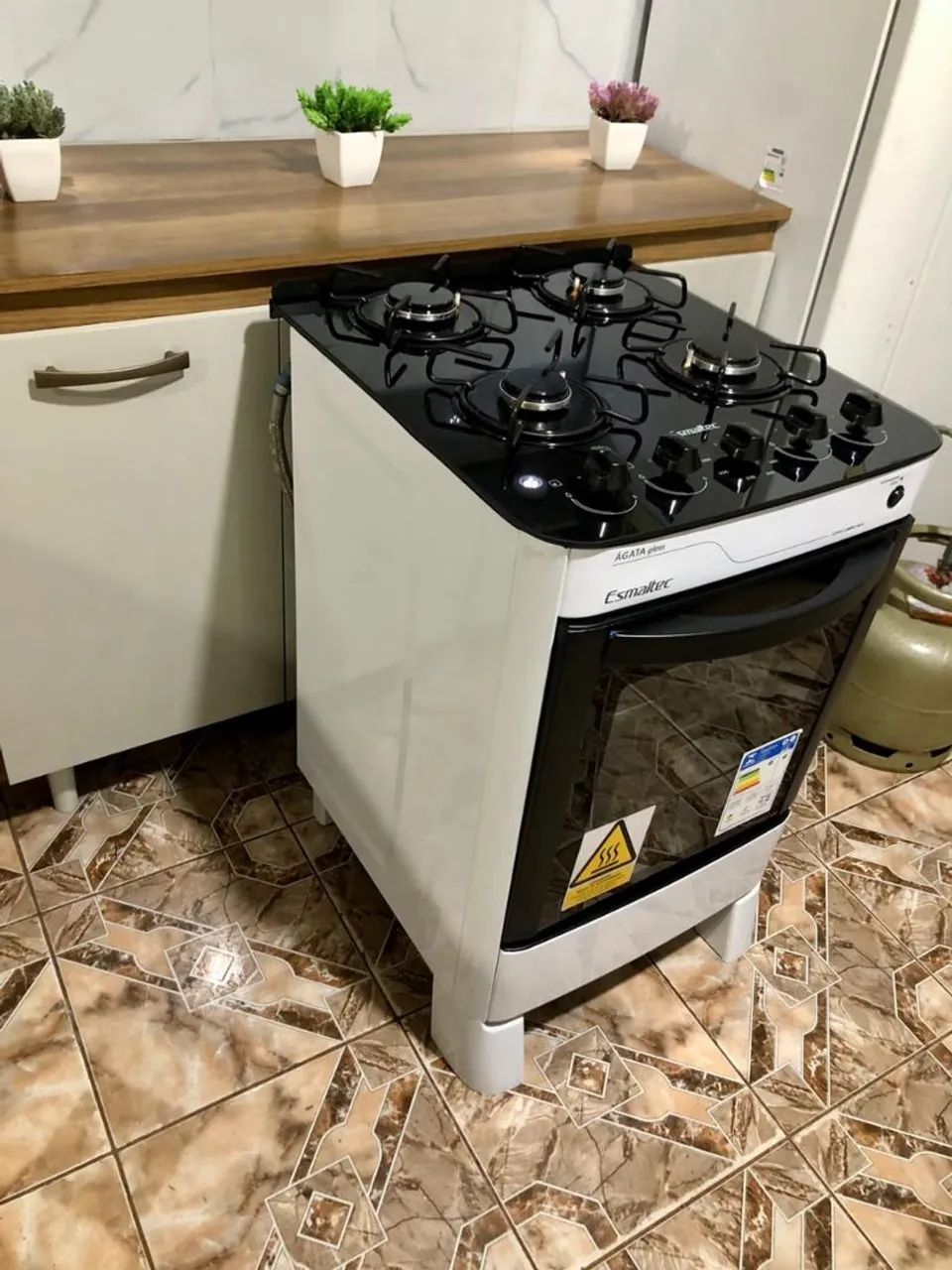 VENDO FOGÃO MODELO ESMALTEC 04 BOCAS MESA DE VIDRO  - Foto 3