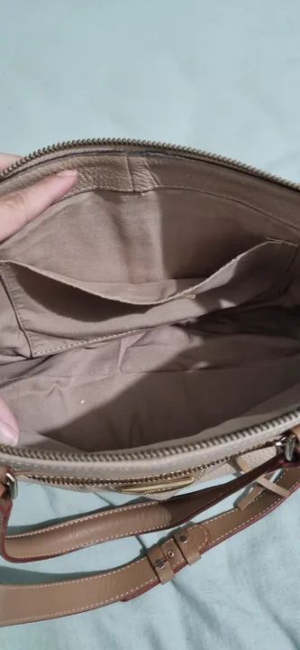 Bolsa de Ombro Bege Arezzo - Foto 3