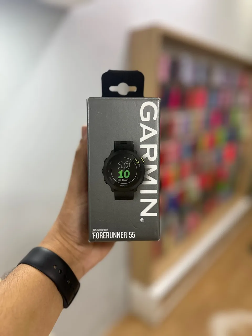 Garmin FR 55 preto (SEMINOVO)