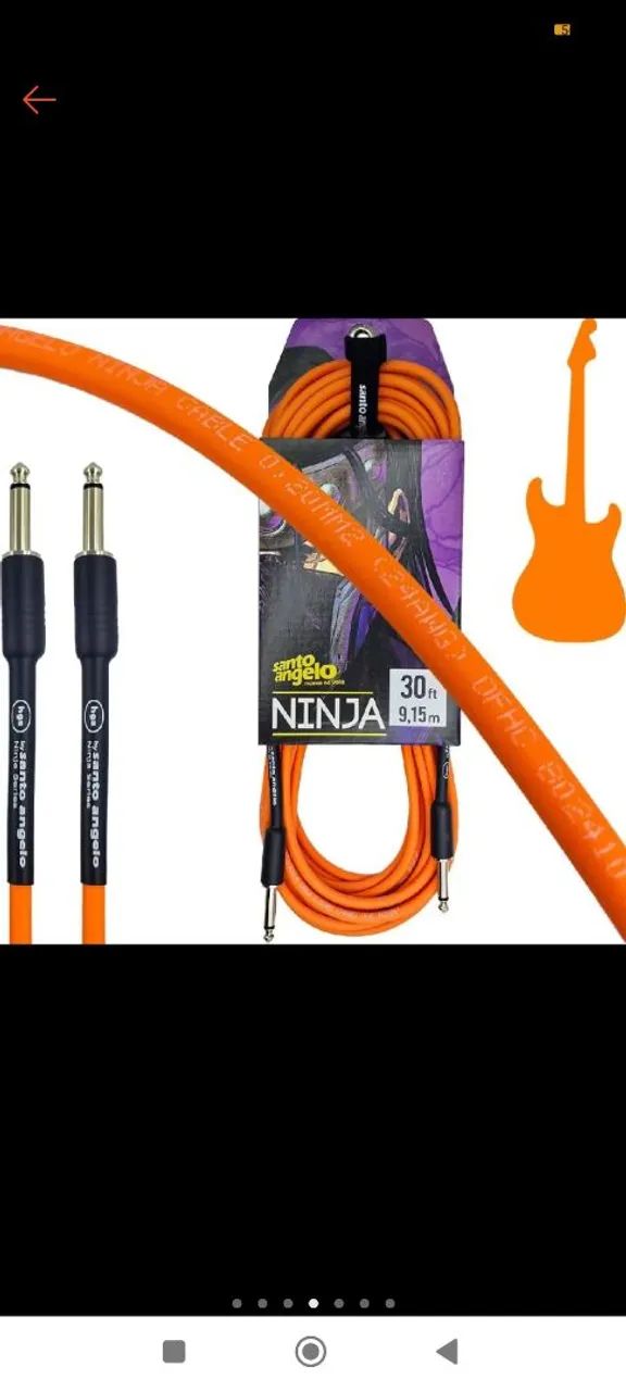 Cabo p10 dupla blindagem - Foto 3