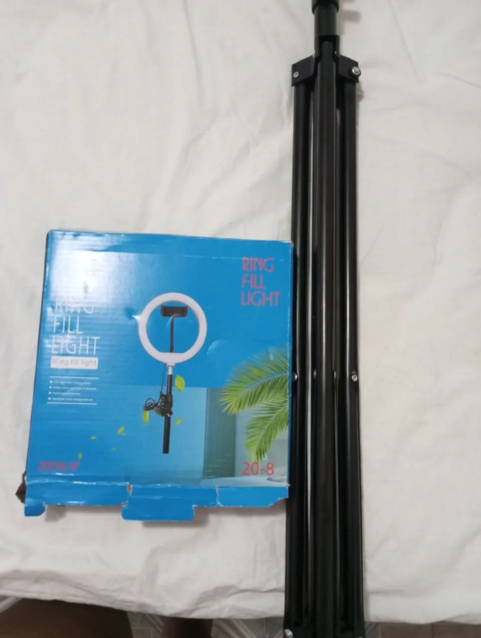 Kit Iluminação Ring Light com Tripé para Fotos e Vídeos