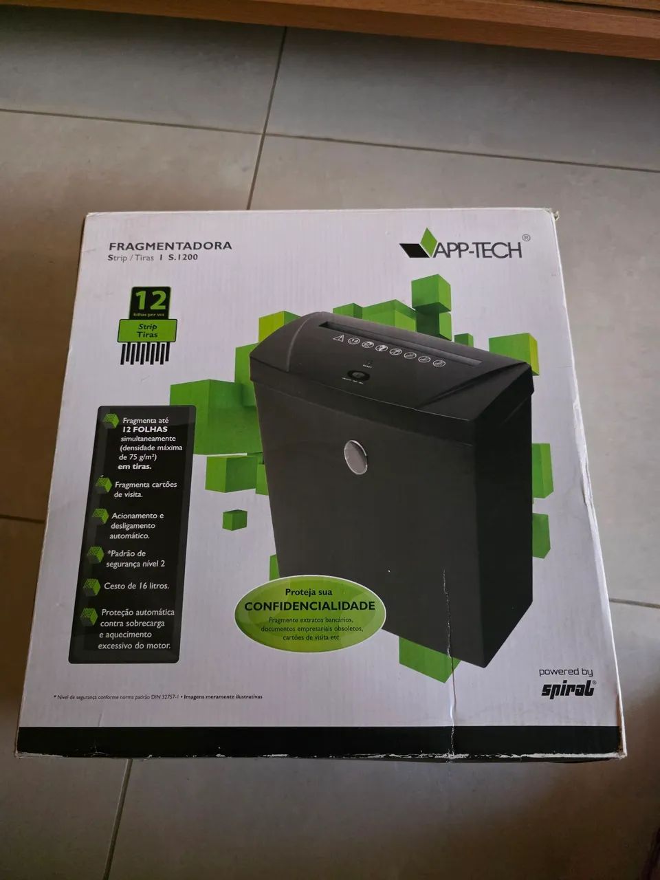 Fragmentadora APP Tech 12 folhas64861126752258120