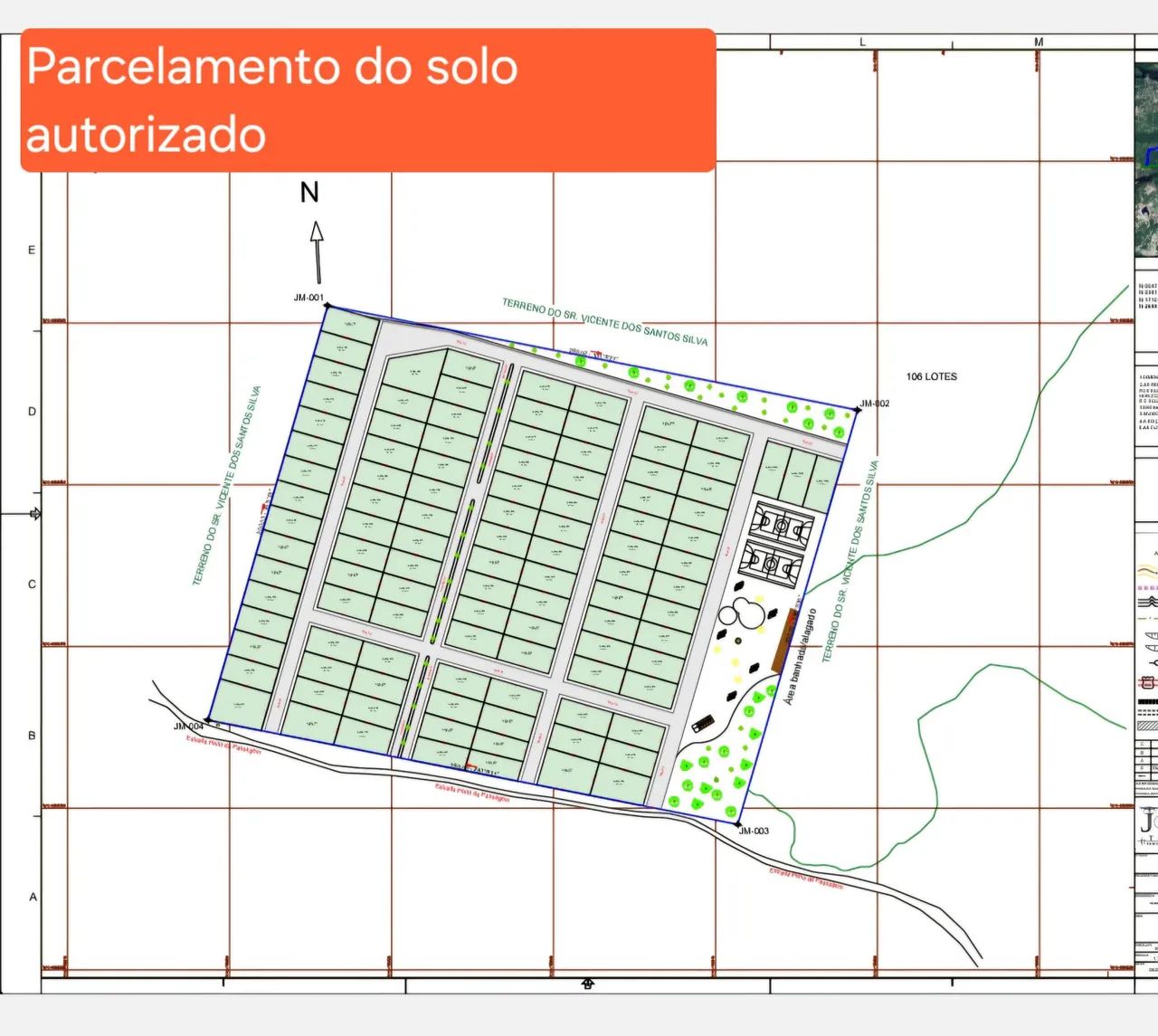 Terreno p/ Loteamento 5 hectares Barreirinhas Ma