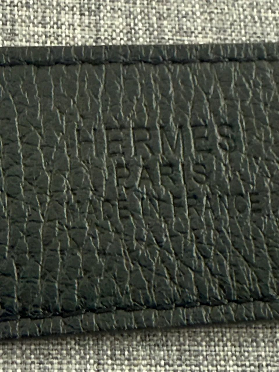 Cinto Hermès , couro legítimo com fivela H icônica.  - Foto 3