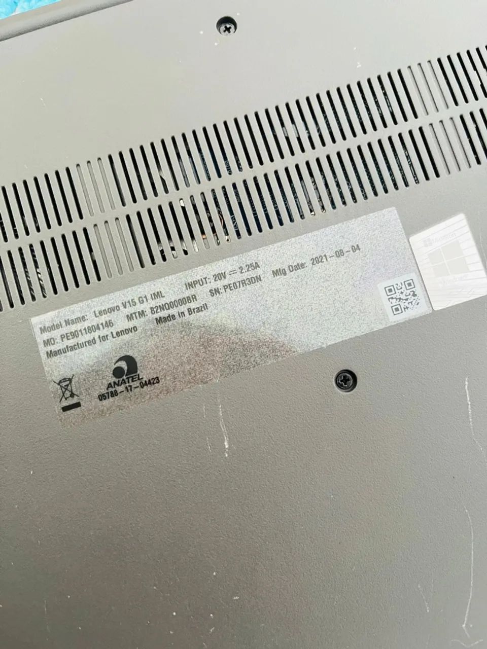 Notebook Lenovo Intel I3 11 Geração 8GB RAM SSD 256GB WINDONWS 11 PRO  - Foto 4