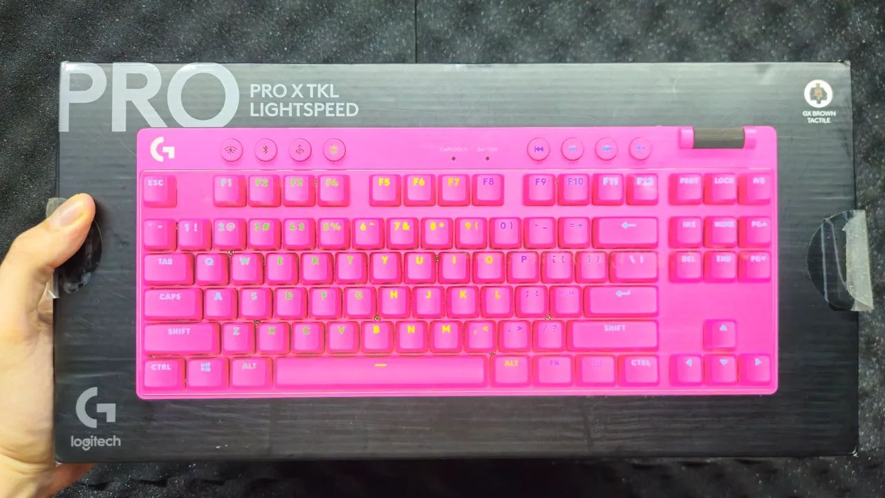 Teclado PRO X TKL sem fio (rosa)64407467973121121