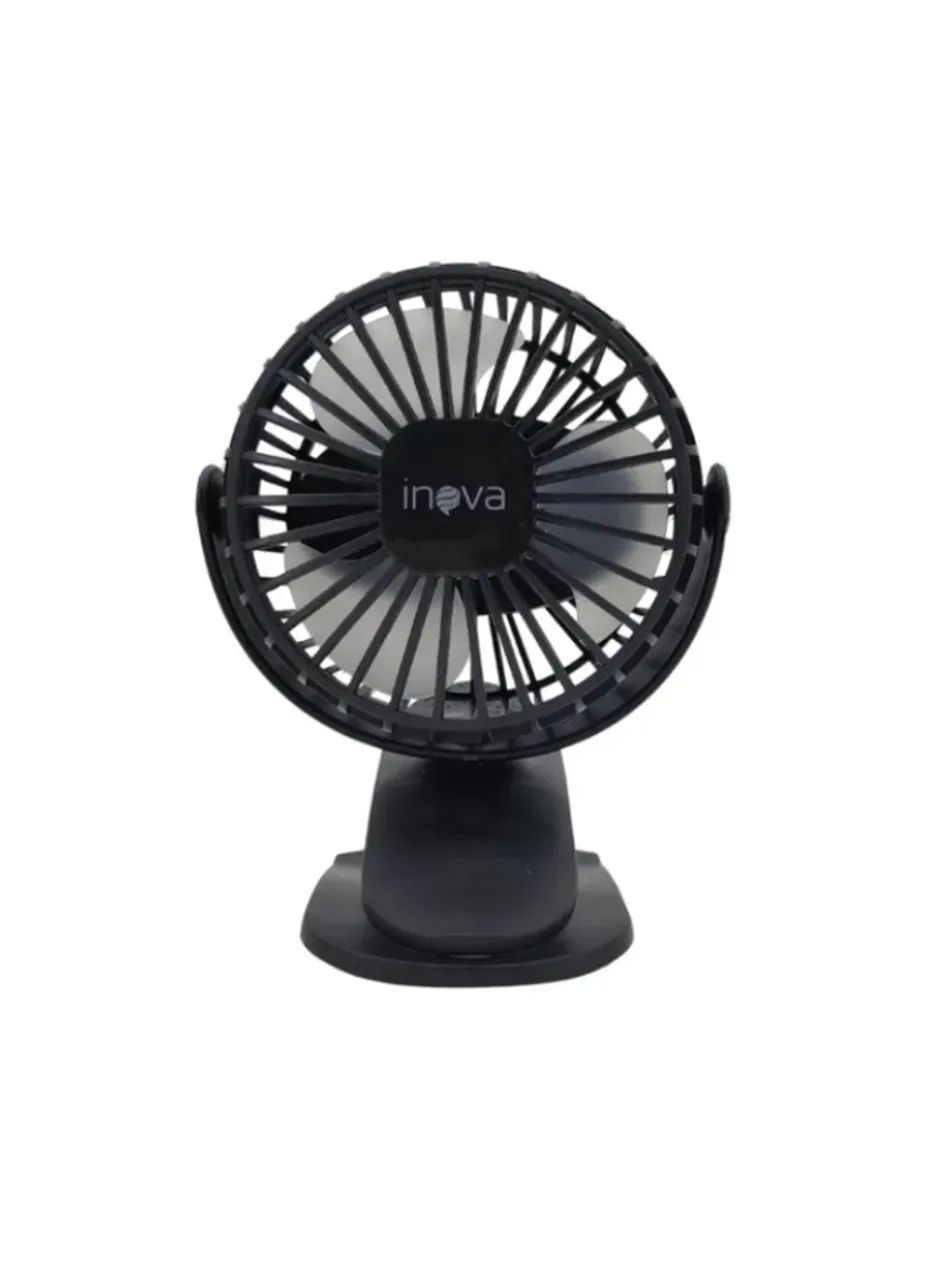 MINI VENTILADOR RECARREGAVEL PORTATIL DE MESA INOVA MD-30224 - Foto 2