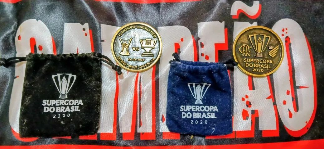 Moedas Flamengo - Supercopa do Brasil 2020 - Foto 2