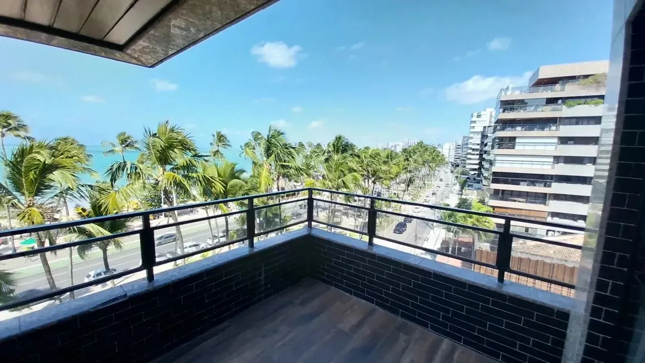 Apartamento Alto Padrão Beira-Mar 270m² 4 Suítes Porteira Fechada Ponta Verde
