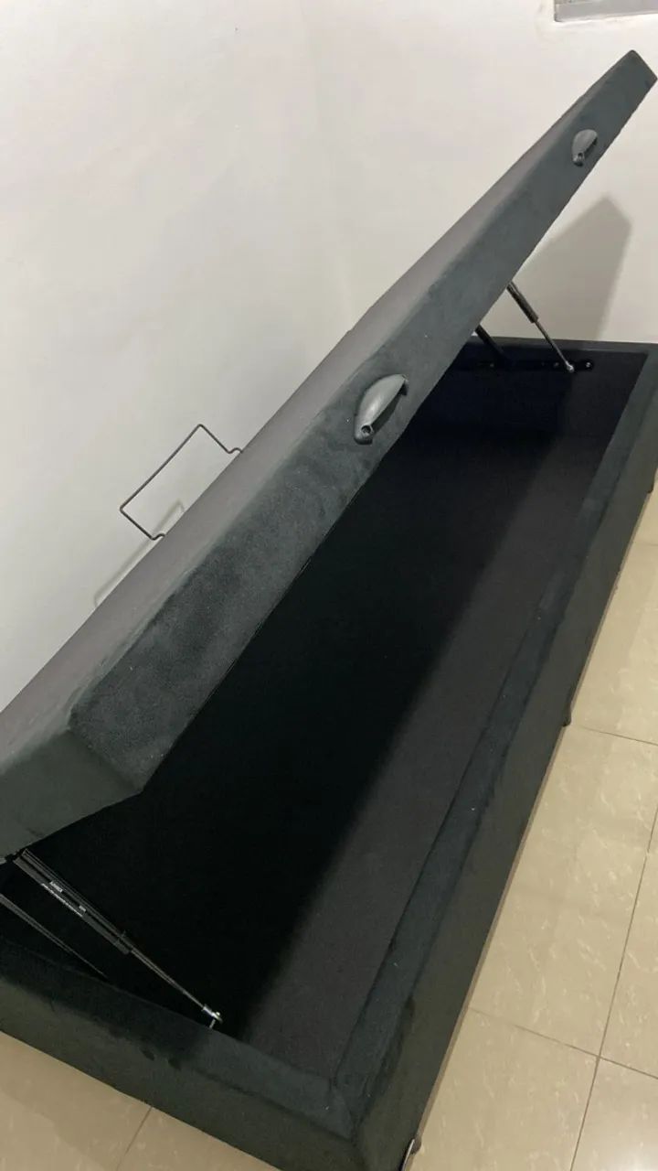 Base Box Solteiro com Baú NOVO PRONTA ENTREGA