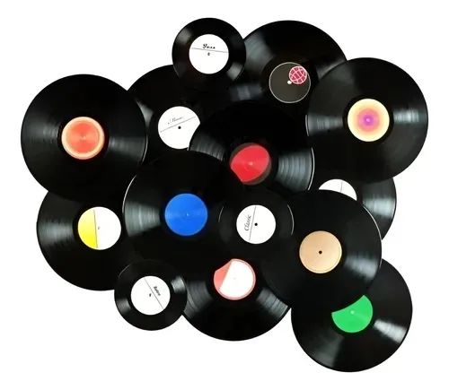 Lp disco de vinil para decoração lote de 5 unidades - Foto 3