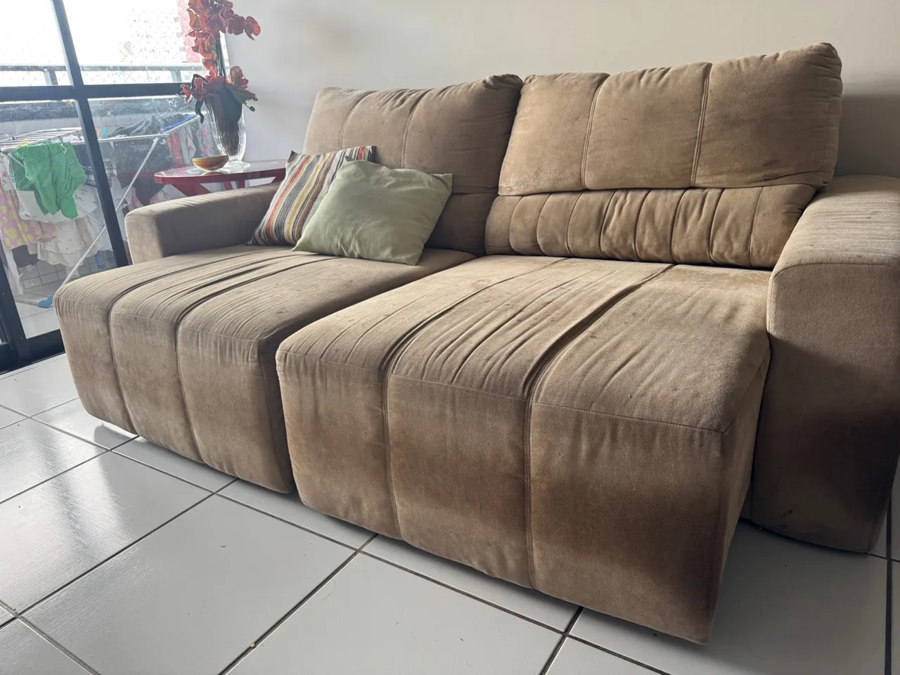 Sofa 3 lugares retrátil
