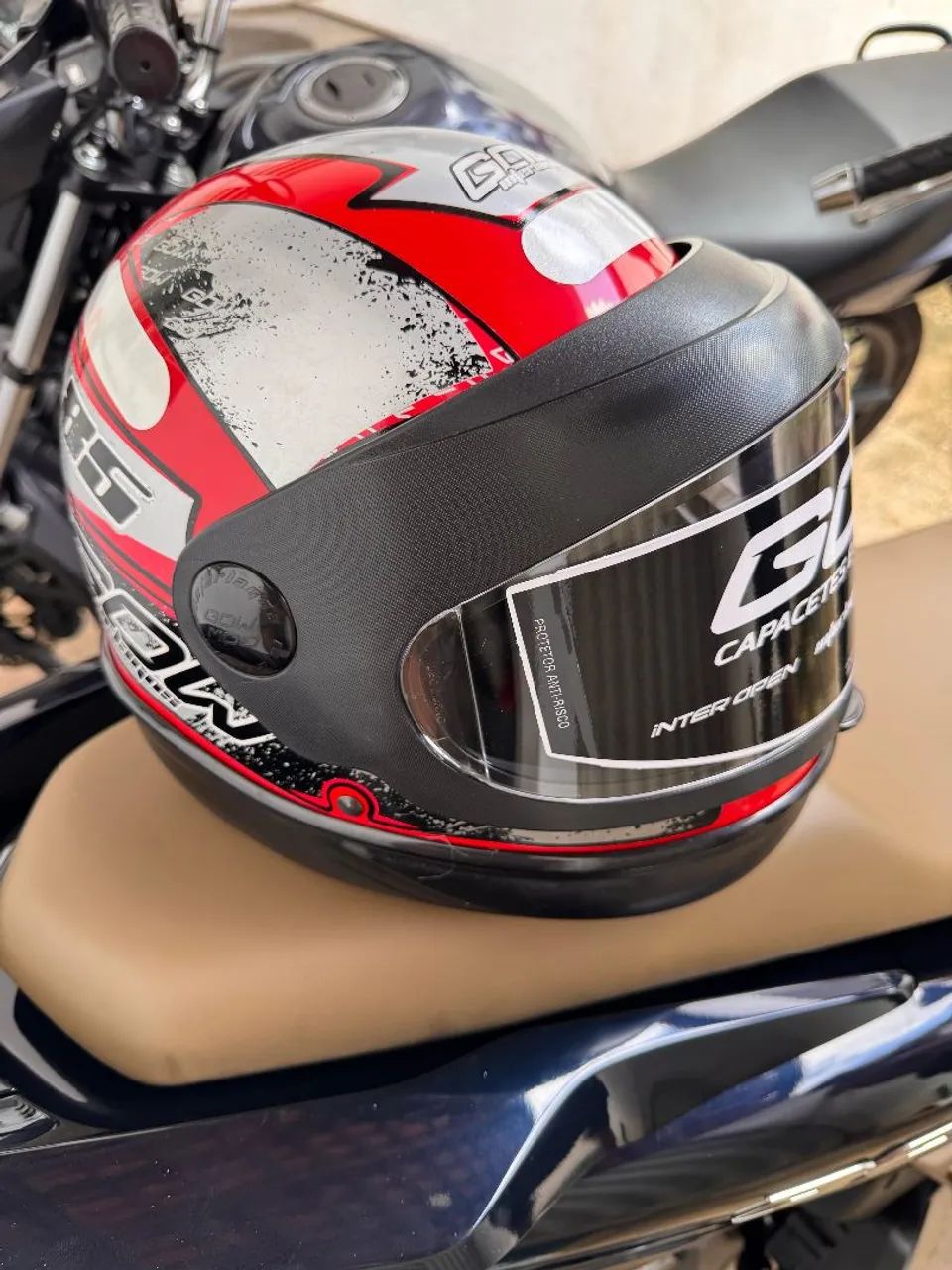 Vende-se capacete gow Interlagos novo - Foto 5