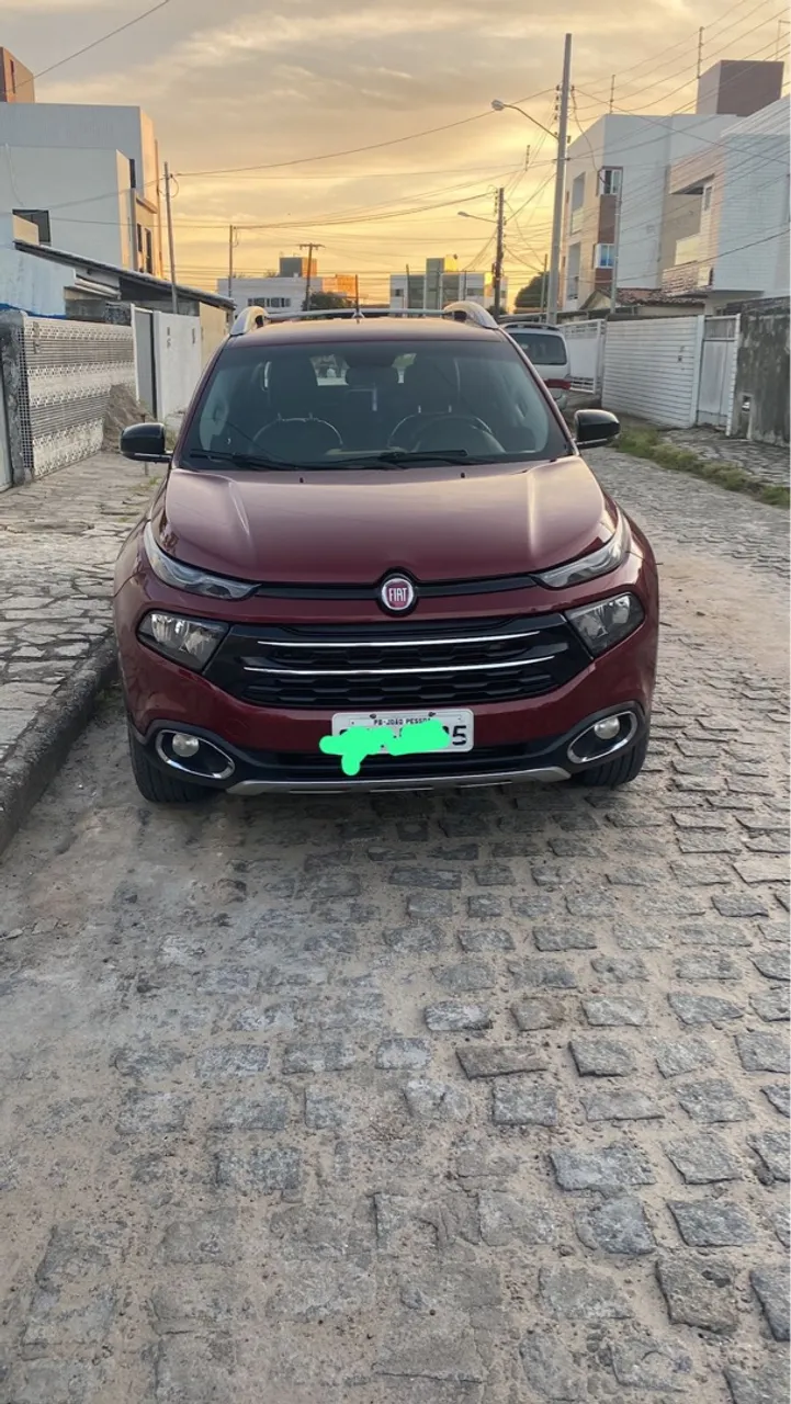 ? Fiat Toro Volcano 2.0 Diesel 4x4 AT9 2019 - Vermelha - Completa - Aceito troca!