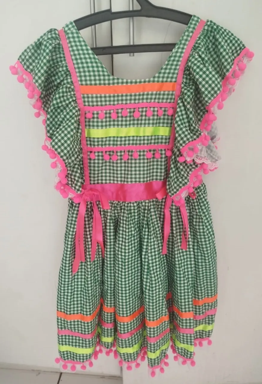Vestido infantil festa junina