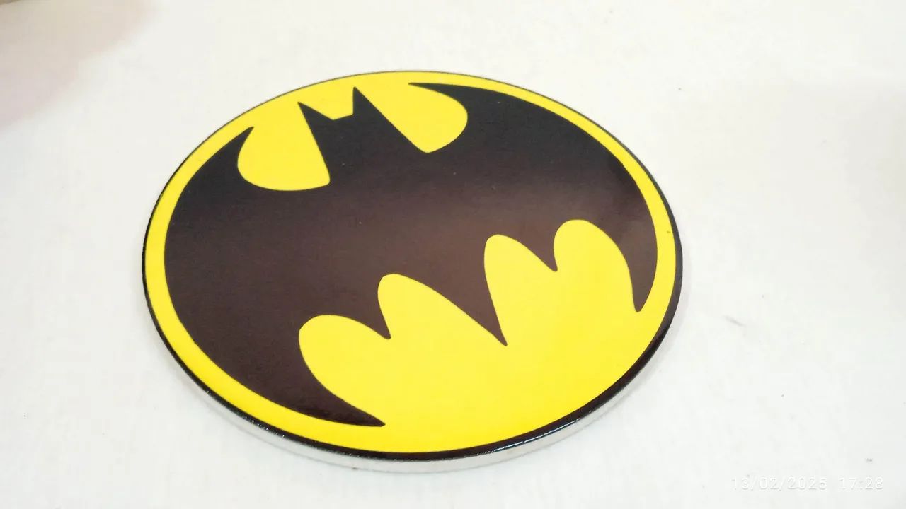 Batman apoio garrafas em resina 
