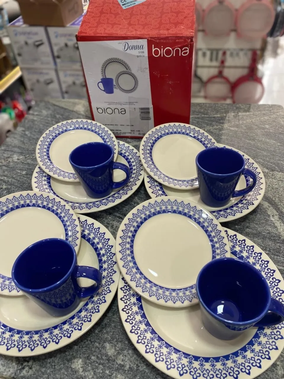 Aparelho de jantar biona 12 peças