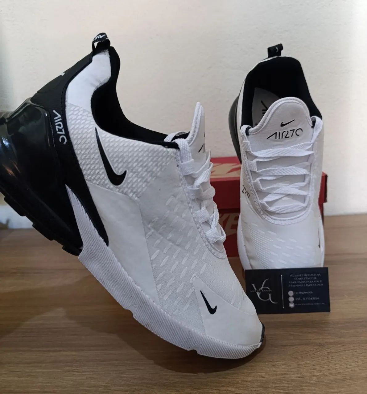 Tênis Nike Air Max 270 Branco Calçados Jardim Felicidade, Belo