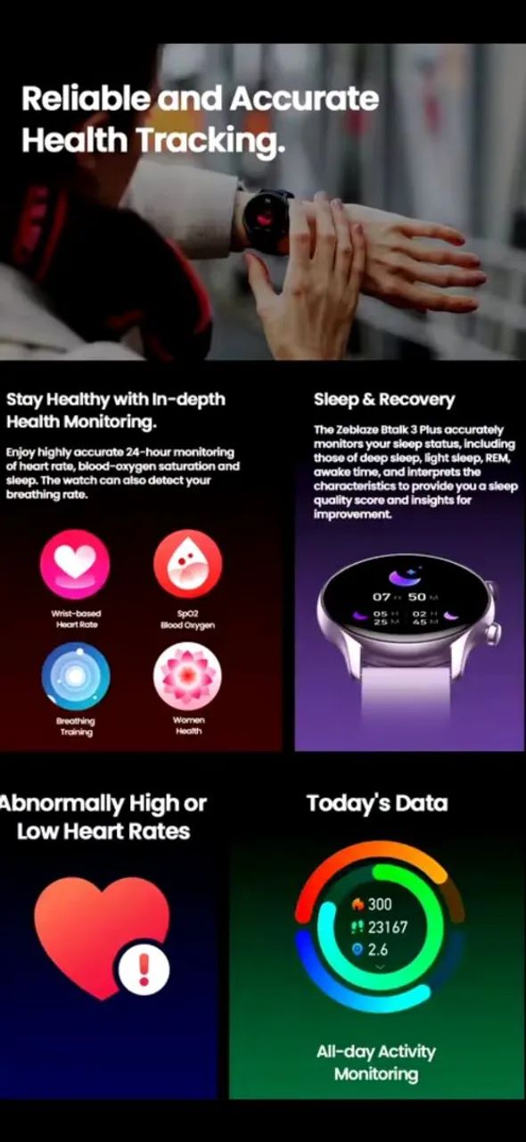 Zeblaze Btalk 3 Plus - Smartwatch com recursos incríveis! - Foto 5