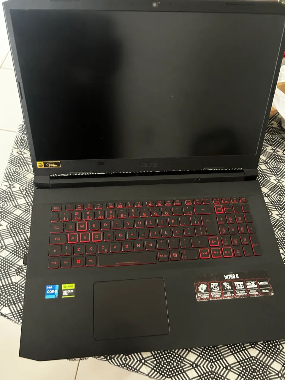 Acer nitro 5 i7 rtx 3050 17 polegadas - Foto 3