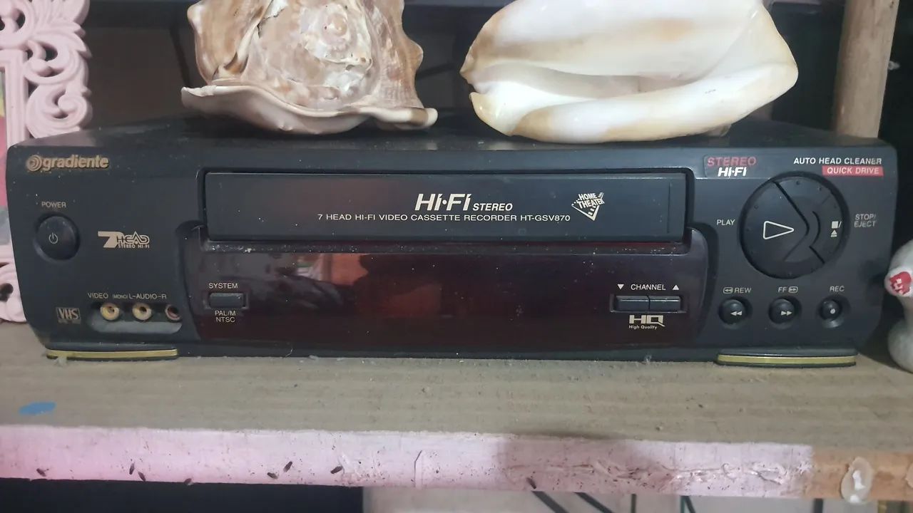 Vídeo Cassete Gradiente Hi-Fi Stereo