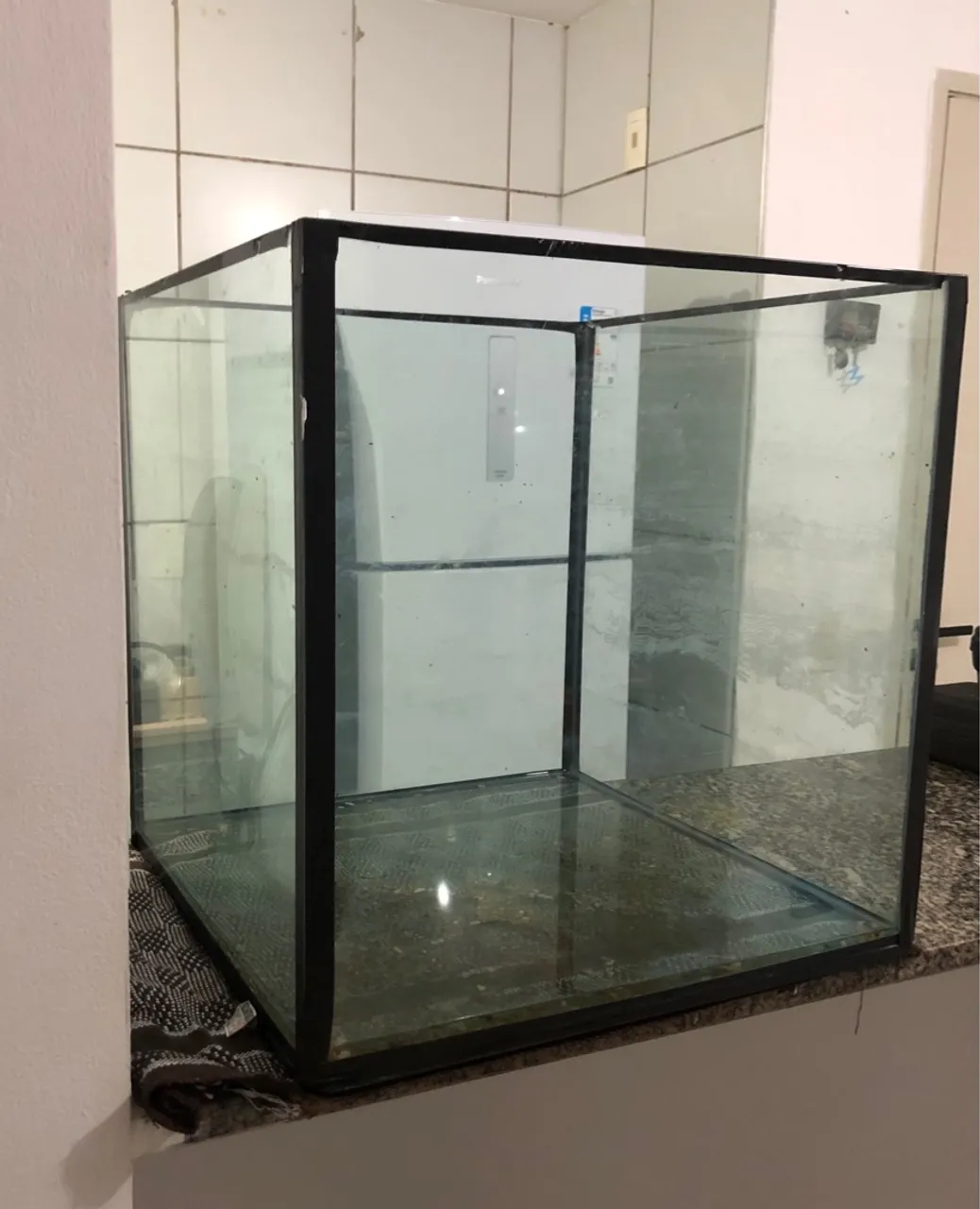 Aquário 50x50 vidro blindex