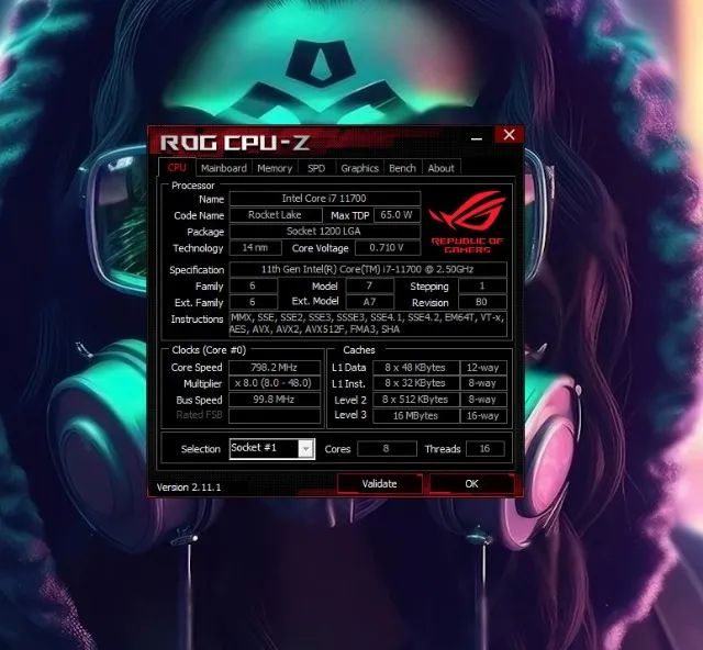 Processador Core i7 11700 4.90Ghz LGA 1200 Sem Coler - Foto 2